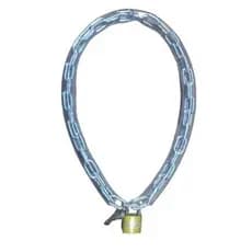CORRENTE COM CADEADO 30MM PARA BICICLETA 5mm/60cm ENCAPADA/O