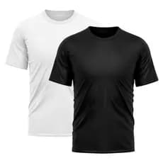 Kit 2 Camisetas Masculina Dry Fit Proteção Solar UV Básica Lisa Treino Academia Passeio Fitness Ciclismo Camisa