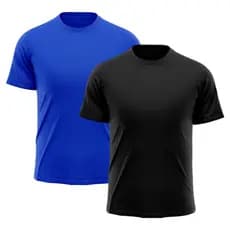 Kit 2 Camisetas Masculina Raglan Dry Fit Proteção Solar UV Básica Lisa Treino Academia Passeio Fitness Ciclismo