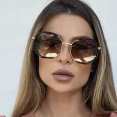 Óculos De Sol Vintage De Moda Feminina Elegantde Alta Qualidade UV400