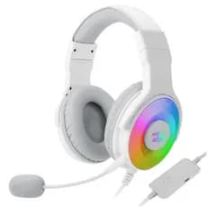 Headset Gamer Redragon Pandora 2 H350W RGB USB P2 Lunar White Original