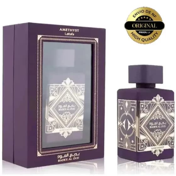 Lattafa Bade’e Al Oud Amethyst EDP 100ml Original Importado