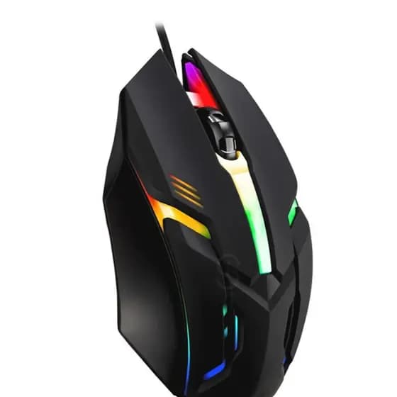 Mouse Gamer SB-S06 LED USB Alta Precisão Verde