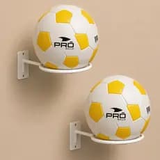 Kit02 Suporte Bola Futebol Basquete Vôlei + Parafusos e Buchas Reforçado