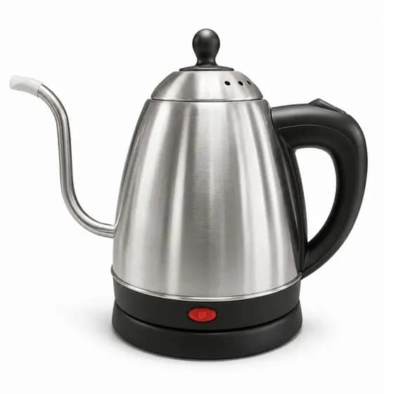 Chaleira Elétrica Pescoço Bico De Ganso Goose 1.2l Inox 110v - 127v