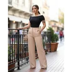 Pantalona Alfaiataria Feminina Elegante Social