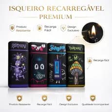 Mini Maçarico Portátil Sadhu Grafit Recarregável Culinário Flambar