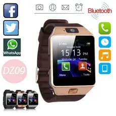 Smartwatch original Dz09 Relógio Inteligente com chip cartão de memoria Bluetooth Bateria Cabo USB Android IOS Camera a Pronta Entrega