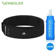 NEWBOLER Cinto De Corrida Ao Ar Livre Com Garrafa De Água Macia Feminino Saco De Cintura Masculino Fitness Montanhismo M