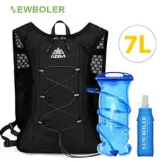Newboler 7L Correndo Mochila Respirável Leve Para Escalada Jogging Maratona Bicicleta Saco De Hidratação Com 2L Bexiga Á