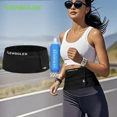 NEWBOLER Saco De Cinto De Corrida Ao Ar Livre Com 300ml/500ml Balão Macio Masculino Feminino Correndo Para Jogging Camin