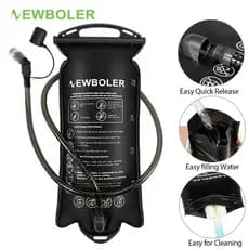 Newboler 1.5L 2L 3L Bexiga De Água Portátil Saco PEVA BPA-Livre Correndo Hidratação Para Caminhadas Acampamento Escalada