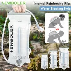 Newboler 1.5L 2L 3L Bexiga De Água PEVA BPA-Free Hidratação Para Corrida Bolsa Portátil Caminhadas Ciclismo Colete Mochi