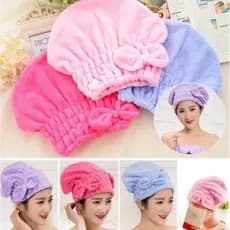 2Pcs 3Pcs 4Pcs Touca Mágica Toalha de Banho Super Absorvente Toalha de Microfibra Seca Cabelo