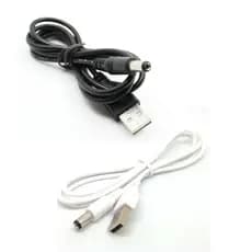 Novo USB Tipo-A Macho Para 5V DC 5.5mm x 2.1mm Conector De Barril Cabo De Alimentação
