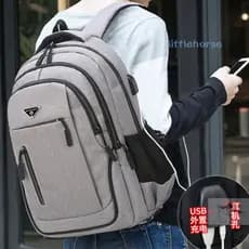 Mochila para homens Mochila para homens Mochila de grande capacidade Mochila para computadores de negócios USB Mochila Casual Mochila para estudantes do ensino médio Mochila escolar para estudantes do ensino médio