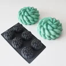Molde de pastelaria para cozimento, flor, Fondant, Mousse, bolo, sobremesa suculenta, molde de Silicone