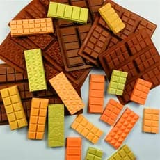 Molde de chocolate Dubai Molde de chocolate Tira Molde de Silicone
