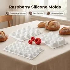 Forma De Silicone Framboesa Silicone Mold 3D Raspberry Cake Baking Chocolate Jelly DIY Kitchen Tools Reusable