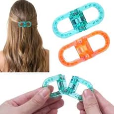 2 Pacotes De Grampos De Cabelo Magnéticos , Estilo Antiderrapantes Com Fixação Magnética Forte | 2 Em 1 Sem Costura Para