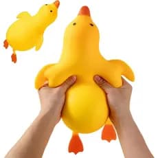 Squishy De Pato Gigante , Mole Macio Moldável Realista Grande Amarelo Enorme , Redução De Estresse , Presente De Mesa Pa