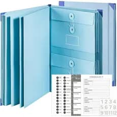 Organizador De Documentos Fólio Com Etiquetas , Pastas Importantes Bolsos , Pasta Elegante De Arquivo Para Armazenar Pap