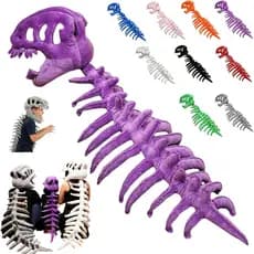 Fantasia De Esqueleto De Dinossauro , Meu Chapéu Pelúcia Bobo E Aconchegante Com Coluna , Spinosaurus 3D Vestível Fofinh