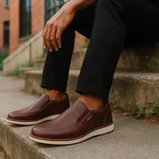 Sapato Casual Masculino Sapato Social Oxford SEM Cadarço Conforto