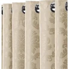 Cortina Em Tecido Jacquard Sala Quarto Escritório Qualidade Premium