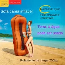 Sofá-cama anfíbio ao ar livre Cama inflável preguiçosa Cama inflável rápida Sofá inflável de acampamento Sofá de ac