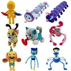 Papoula playtime Huggy Wuggy Pj Pug Um Pilar Stuff Plush Brinquedos 60cm Caterpillar Peluche Cartoon Stuffed Plushie Toy Aranha Boneca Presentes Para Crianças Menina