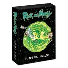 Deluxe Rick e Morty Playing Cards Set Harry Potter Castelo de Hogwarts e brasão de armas Cartão de tabuleiro