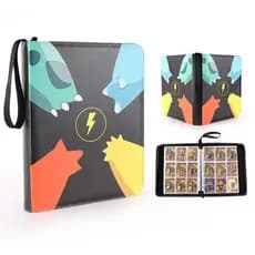 3x3丨900/400pcs Porta-Cartões Anime Game Binder Com Zíper Álbum De Couro PU Capacidade De Livro EX GX Pasta Coleci