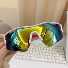 Óculos De Sol Feminino Proteção Para Os Olhos Ciclismo Ao Ar Livre À Prova De Vento Bicicleta Resistentes A UV Masculino