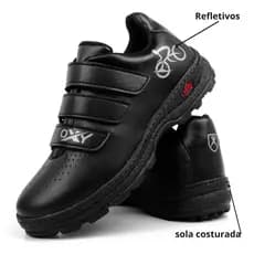 Sapatilha Ciclismo Com Refletivos e Sola Costurada Bike Trilhas Unissex