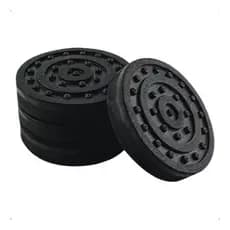 Sapata Borracha Elevador Automotivo C/ Encaixe 118mm 4 Peças