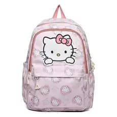 Mochila Escolar Hello kitty– Leve, Espaçosa e Charmosa