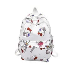 Mochila Infantil Feminina Hello Kitty - Espaçosa, Leve e À Prova D"água