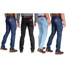 Kit com 4 Calças Jeans Masculina Carpinteiro Estilo Country Ref: 1149