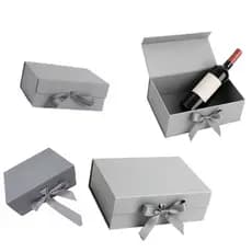 Caixa Premium com Fita de Cetim Presente 20 x 8 x 18 cm