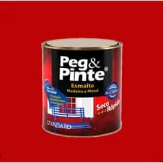 Tinta esmalte Sintético Vermelho vivo Brilhante Seca Rápido 900Ml - Eucatex