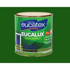 Tinta esmalte Sintético Verde Folha Brilhante Seca Rápido 225ml - Eucatex
