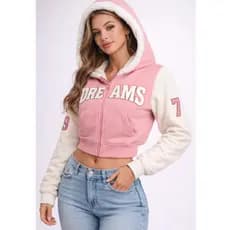Moletom feminino dupla face dreams
