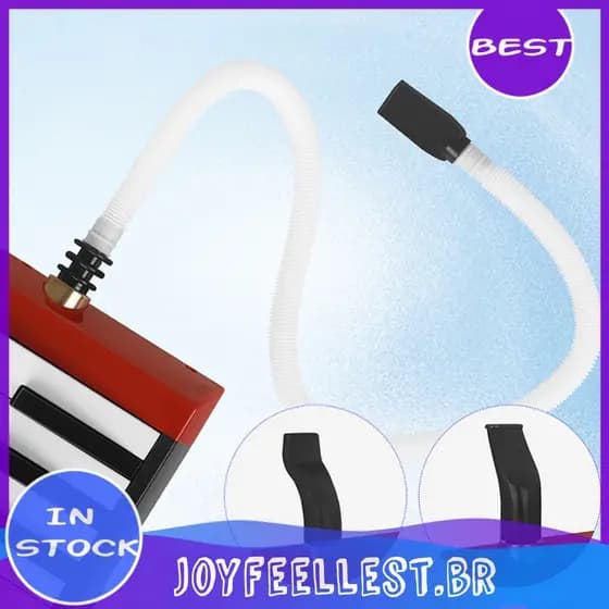 Conjunto De Tubo De Bocal Melódica Longo Flexível Para 32/37 Teclas