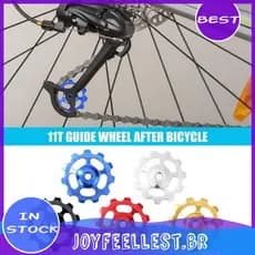 Roda Jockey Rolamento Cerâmico Liga De Alumínio MTB Mountain Bike Guia Rolo