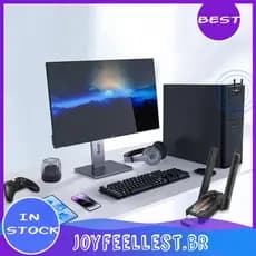 Receptor Dongle BT 6.0 Para PC Sem Fio Reconectar 7 Dispositivos Simultaneamente
