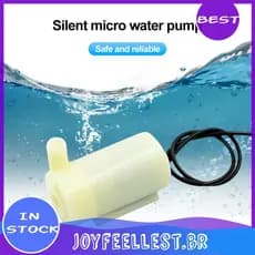Bomba De Motor Micro Submersível DC 3V 5V Com Tubulação Flexível Mini Água Sem Escova Silenciosa USB Para Fonte De Tanqu