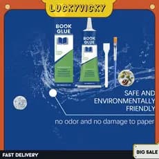 Cola De Livro Profissional Forte Adesivo Claro Transparente Ligação Para Reparação E Colagem De Livros