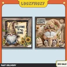 5D DIY Parcial Especial Broca Kit De Pintura Diamante Goblin Decor 30x30cm