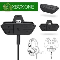 Adaptador De Fone De Ouvido Do Controlador Conversor Microfone De Áudio Para Xbox One Controller [Dailylucky.br-DLY]
